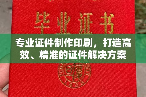 乐昌专业证件制作印刷，打造高效、精准的证件解决方案