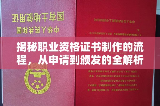 乐昌揭秘职业资格证书制作的流程，从申请到颁发的全解析
