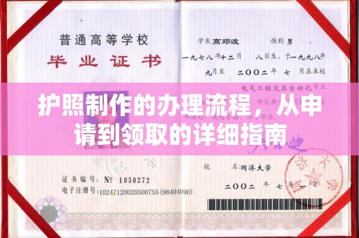 乐昌护照制作的办理流程，从申请到领取的详细指南