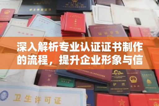 乐昌深入解析专业认证证书制作的流程，提升企业形象与信任度