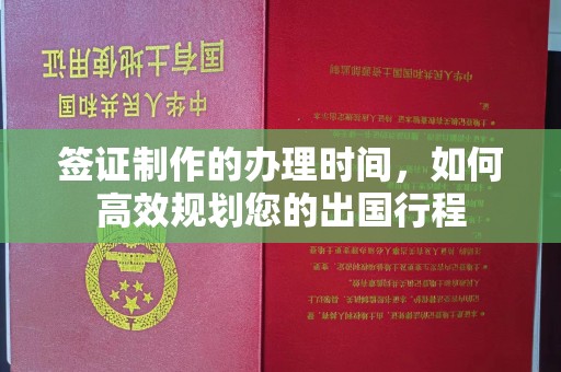 乐昌签证制作的办理时间，如何高效规划您的出国行程
