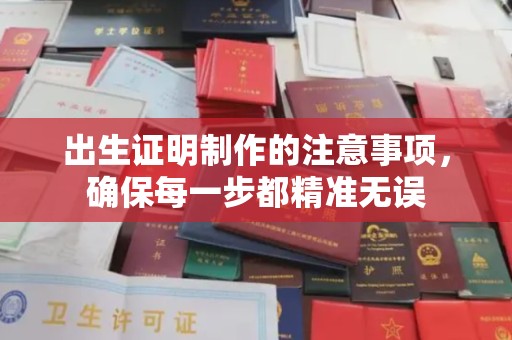 乐昌出生证明制作的注意事项，确保每一步都精准无误