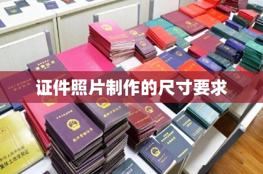 乐昌证件照片制作的尺寸要求