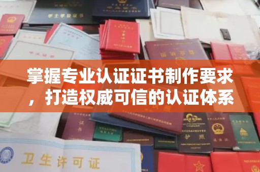 乐昌掌握专业认证证书制作要求，打造权威可信的认证体系