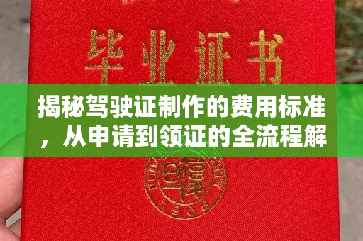 乐昌揭秘驾驶证制作的费用标准，从申请到领证的全流程解析