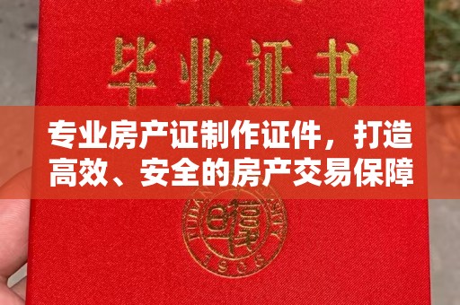 乐昌专业房产证制作证件，打造高效、安全的房产交易保障