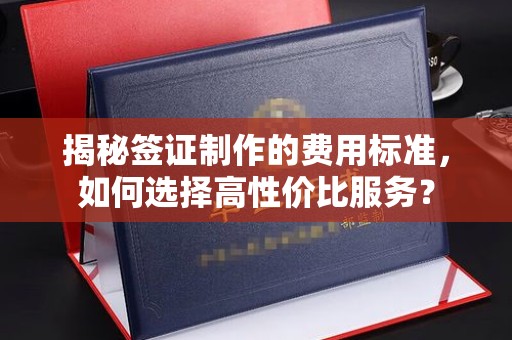 乐昌揭秘签证制作的费用标准，如何选择高性价比服务？