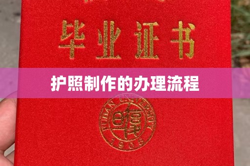 乐昌护照制作的办理流程