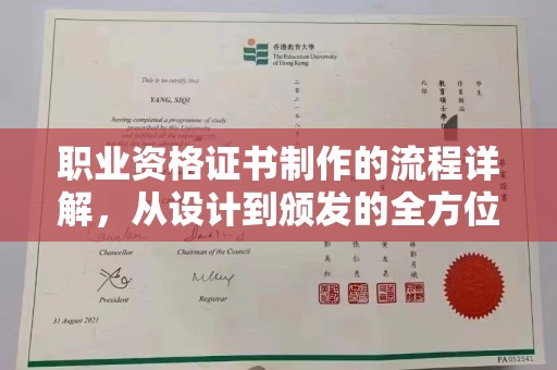 乐昌职业资格证书制作的流程详解，从设计到颁发的全方位指南