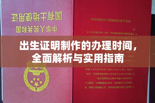 乐昌出生证明制作的办理时间，全面解析与实用指南